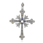 Silberfarbene Süßwasserzuchtperlen-Silberanhänger (TPC)