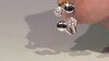 Zilveren ring met zirkonen