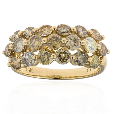 Anello in oro con Diamante Fancy SI2 (CIRARI)