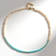 Collana in argento con Amazzonite (Riya)