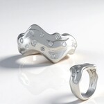 Anello in argento con Diamante I2 (H) (de Melo Essence)