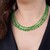 Collana in argento con Tsavorite della Tanzania