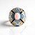 Anello in argento con Opale Rosa (Adela Silber)