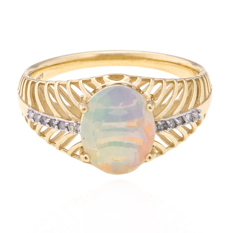 Welo-Opal-Goldring (Ornaments by de Melo)