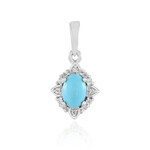 Sleeping Beauty Turquoise Silver Pendant (Faszination Türkis)