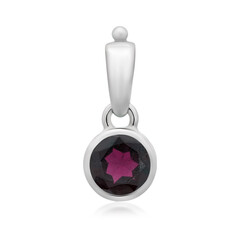Pendentif en argent et Grenat du Mozambique