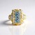 Anello in argento con Acquamarina (Gems en Vogue)