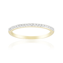 Gouden ring met Diamanten SI1 (G)