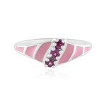 Rhodolite Silver Ring
