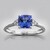 Anello in oro con Tanzanite AAA