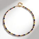 Collana in argento con Tormalina Rosa Nigeriana (Riya)