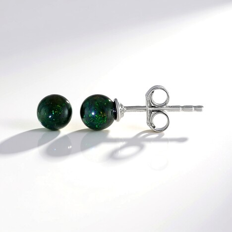 Orecchini in argento con Opale Mezezo (de Melo Essence)