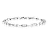 Petalit-Silberarmband