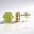 Orecchini in argento con Peridoto della Birmania