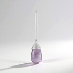 Ciondolo in argento con Ametista Rose de France (MONOSONO COLLECTION)