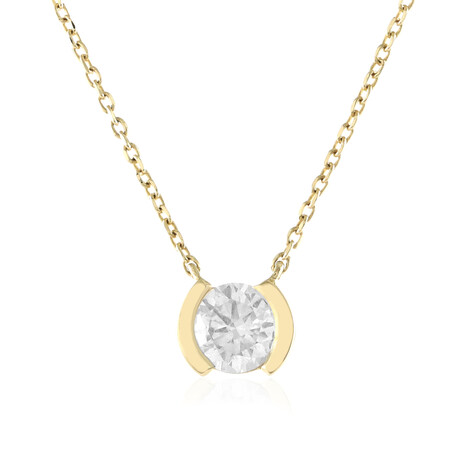 Collana in oro con Diamante I3 (H) (de Melo Gold)
