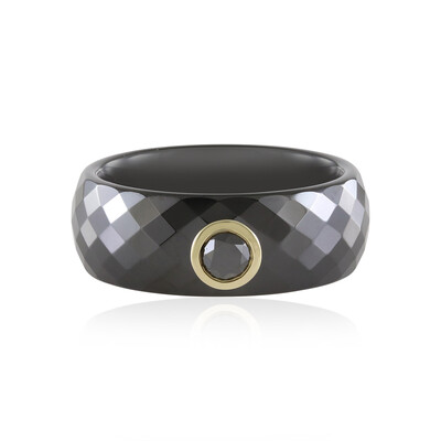 Black Diamond Ceramic Ring