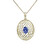 9K AAA Tanzanite Gold Necklace (Ornaments by de Melo)