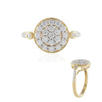 Gouden ring met SI2 (H) Diamanten (de Melo Gold)