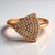 Anello in oro con Diamante Rose de France SI1 di Argyle (Annette)