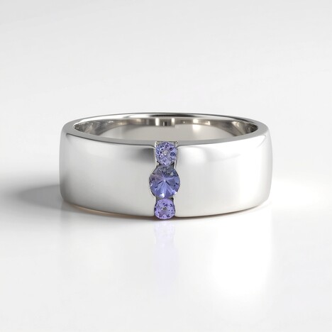 Anello in argento con Tanzanite (de Melo)