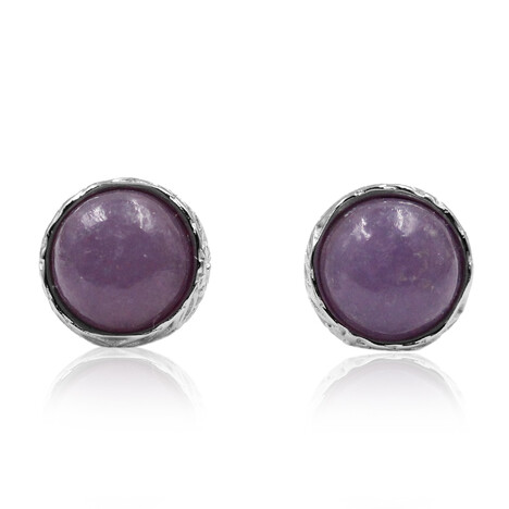 Orecchini in argento con Lepidolite
