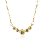 Collana in argento con Diamante Champagne I2