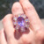 Bolivianischer Amethyst-Silberring