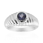 Nicht erhitzter Tansanit-Silberring (Pallanova)