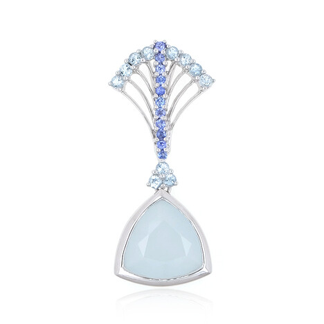 Ciondolo in oro con Acquamarina