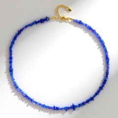Collana in argento con Opale Lavanda dell'Etiopia
