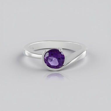 Sambia-Amethyst-Silberring