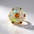 Bague en argent et Citrine (Gems en Vogue)