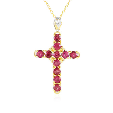 Collana in argento con Rubellite (Gems en Vogue)