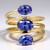 Anello in oro con Tanzanite AAA (CIRARI)