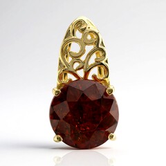 Ciondolo in oro con Sfalerite