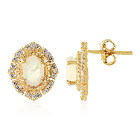 Orecchini in argento con Opale di Welo