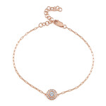 Brazalete en plata con Topacio azul suizo (Adela Silber)