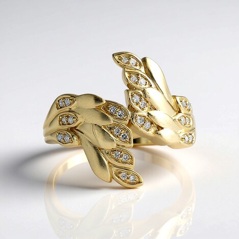 Anello in oro con Diamante I2 (I) (de Melo Gold)