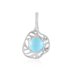 Sleeping Beauty-Türkis-Silberanhänger (Ornaments by de Melo)