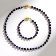 Parure in argento con Lapislazzuli (Riya)