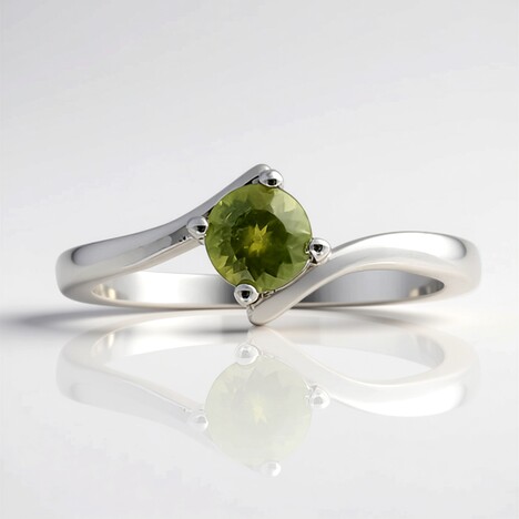 Anello in argento con Idocrasio