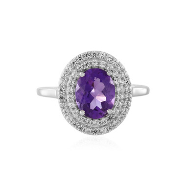 Anello in argento con Ametista del Marocco