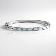 Bracciale in argento con Turchese Sleeping Beauty (Faszination Türkis)