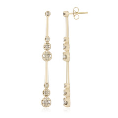 9K I2 Brown Diamond Gold Earrings (SUHANA)