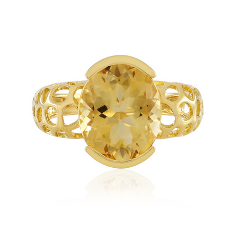 Citrine Silver Ring (Ornaments by de Melo)