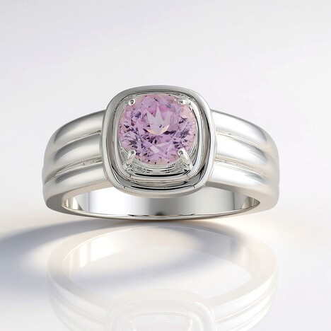 Anello in argento con Kunzite (Pallanova)