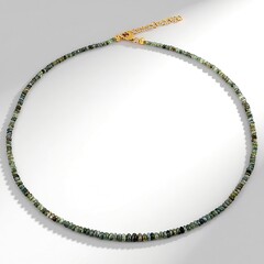 Collana in argento con Crisoberillo Occhio di Gatto