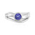 Anello in argento con Tanzanite