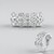 Anello in argento con Zircone